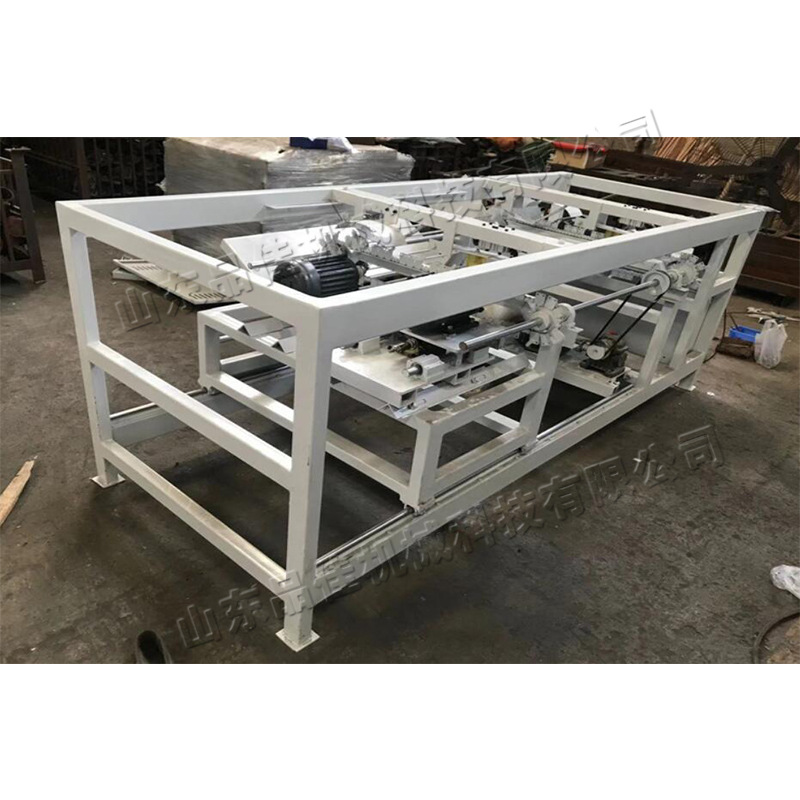 全自动木棒开牙机 家具装饰用圆形木料倒圆机 拖把杆木棒攻丝机