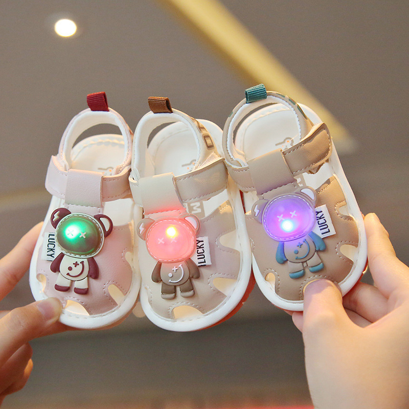 Summer Baby Toddler Shoes Baby Soft Sole Sandals Children Call Shoes Men and Women Baby Light Shoes 0-1-2 Years Old