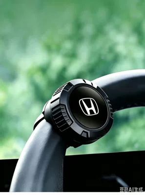 Steering wheel booster: device for trucks - honda-logo-steering-wheel-knob