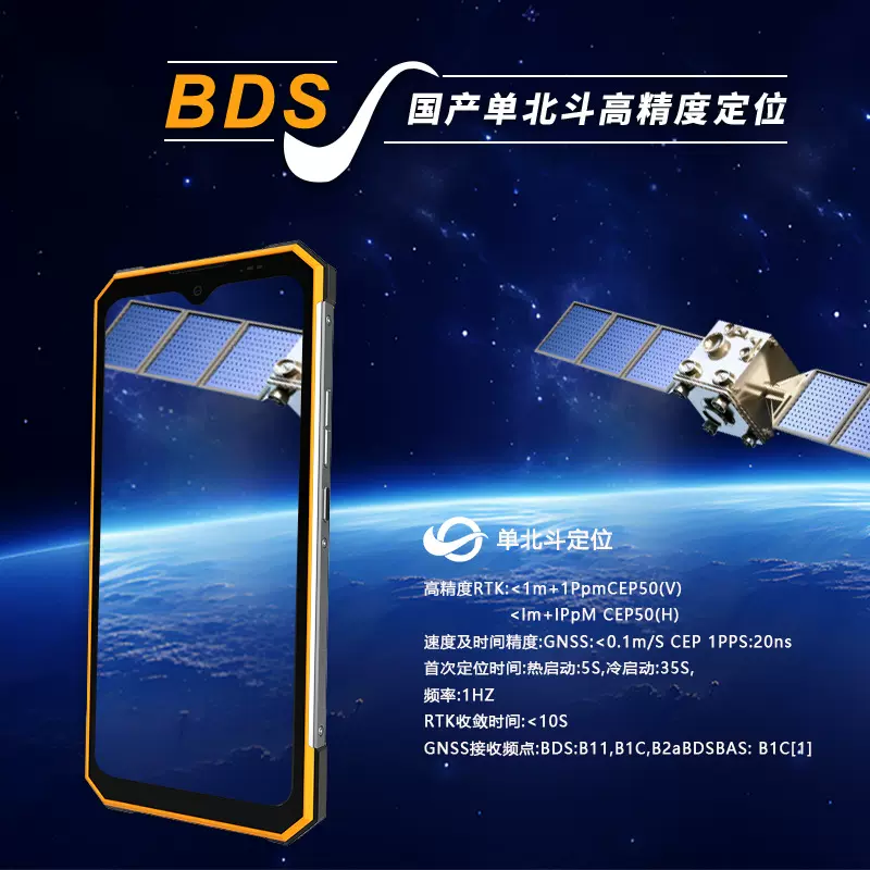 6.3寸5G全网通单北斗高精度定位三防智能手机防水户外耐用
