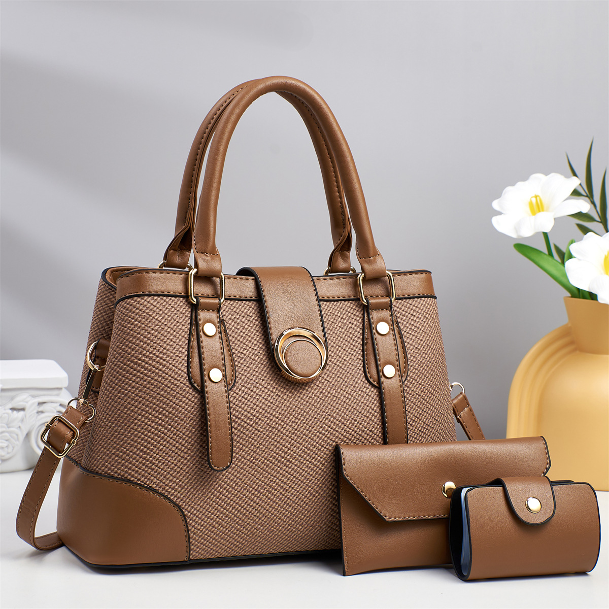 Práctico bolso Tote de gran capacidad para mujer 2025 nuevo bolso de viajero de un solo hombro