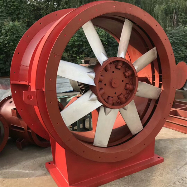 兆拓厂家供应 金属矿山风机 K45-4-14#矿用轴流风机 无驼峰 低能