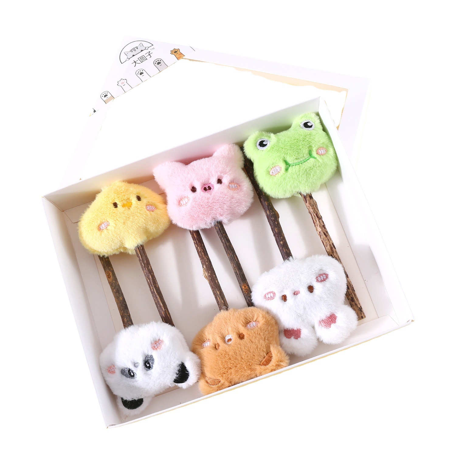 De dibujos animados de peluche animal teether stick PET CAT Polygonum multiflorum limpieza diente aliento fresco alivio tapada juguete conejo oso traje