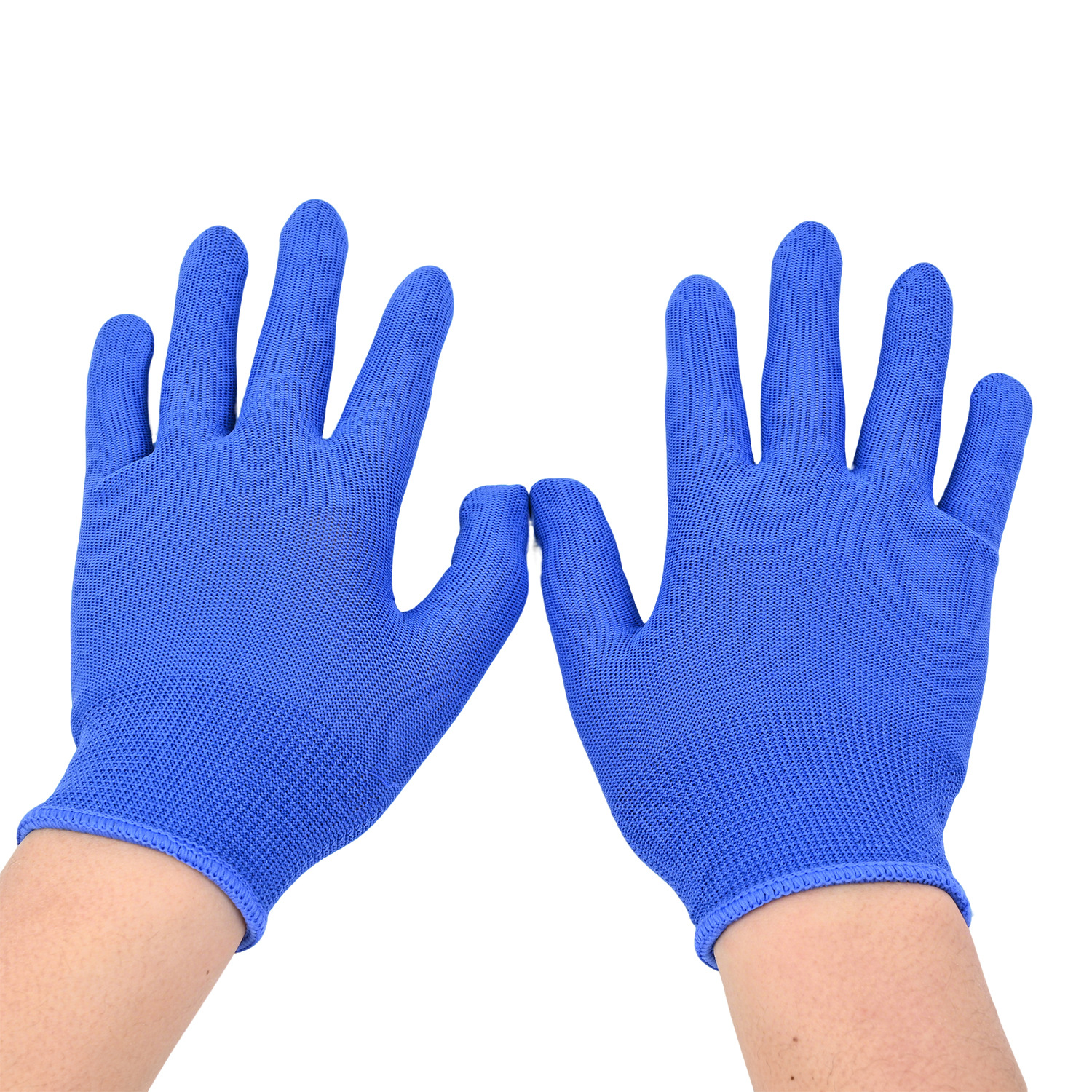 Los fabricantes venden al por mayor guantes de protección laboral antideslizantes de dispensación, guantes de nailon, cuentas de puntos, trabajo engrosado, resistente al desgaste y antideslizante