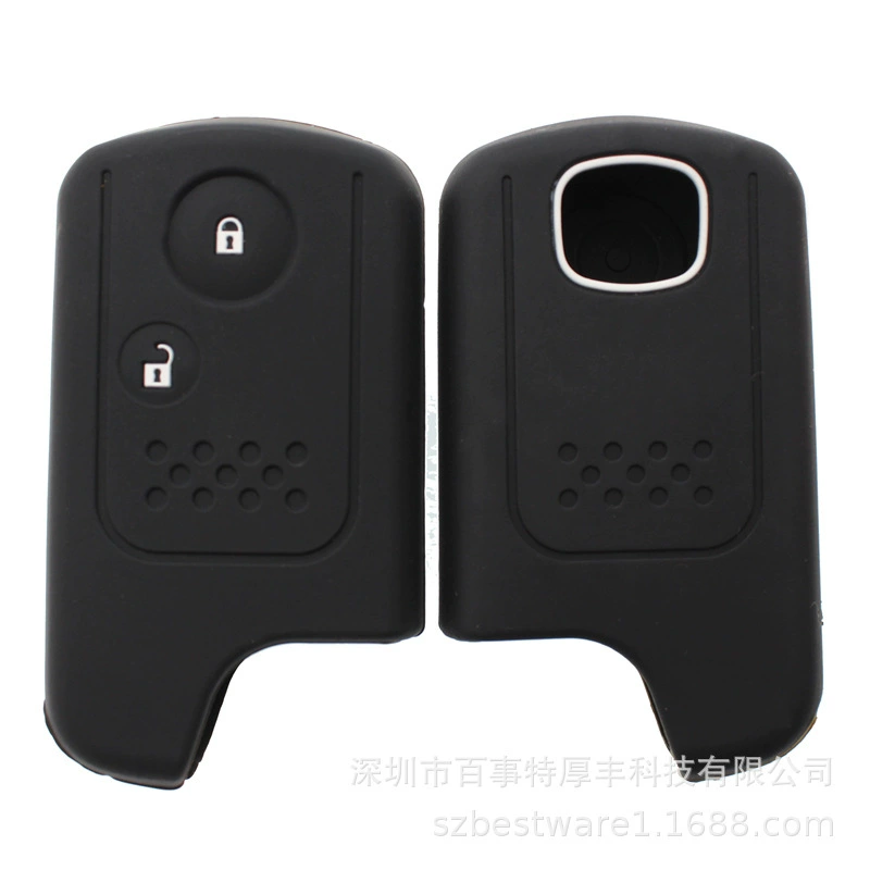 Применимо к складному силиконовому чехлу для ключей с 2 клавишами Honda Akura, чехол для ключей Civic CR-V, защитный чехол