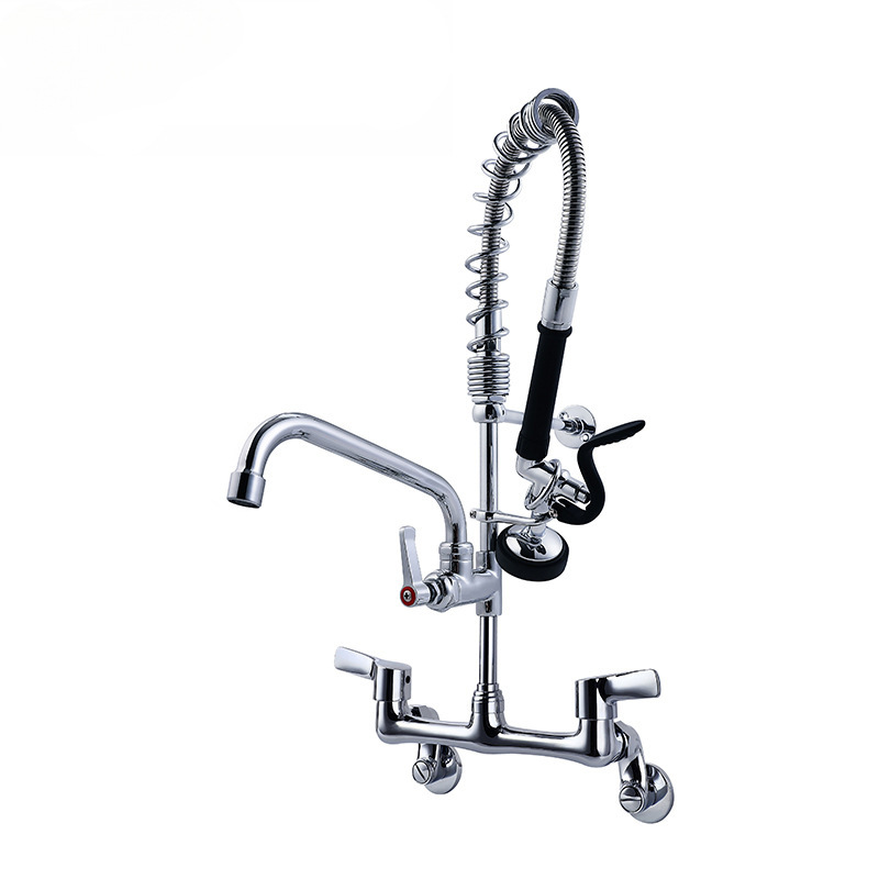 Mini grifo ducha en la pared Cocina y baño todo cobre Mini grifo de ducha grifo de fregadero de pared cromado