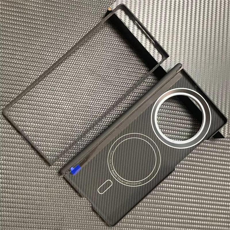 vivo xfold3 ケブラー携帯電話ケース中央軸モデル超薄型 xfold3pro 中央軸磁気保護ケースに適しています|undefined