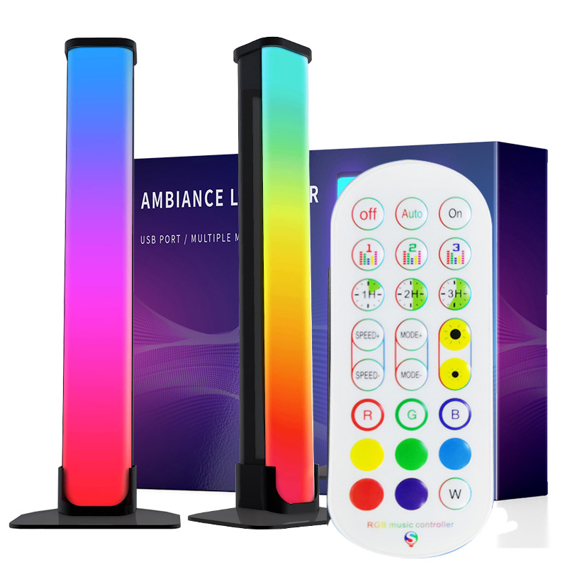 El fabricante de origen, la aplicación de la lámpara de recolección de escritorio, la lámpara de ambiente de color mágico Bluetooth, la certificación de la lámpara de ambiente de escritorio de 5V está completa