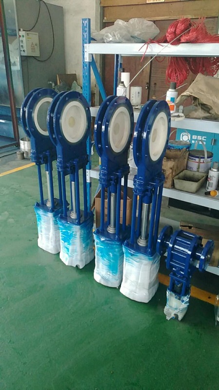 气动插板阀PZ673TC-10 插板阀DN100 150 200 300