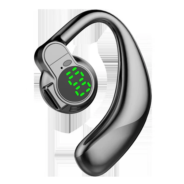 Black single ear can be worn around and right (complete box accessories)