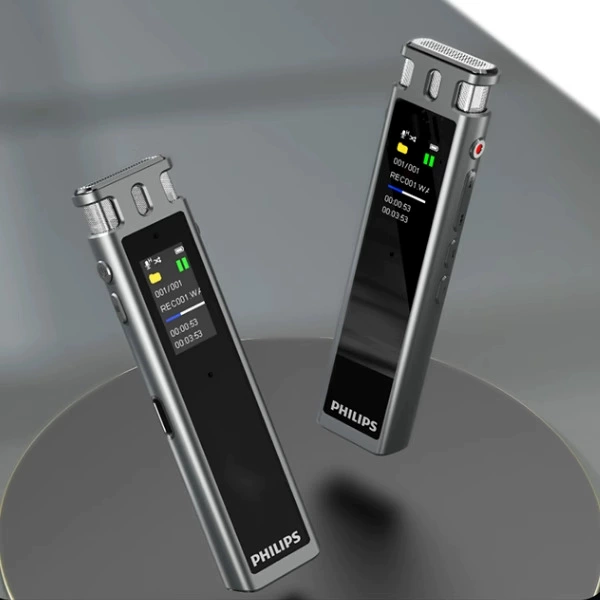 Диктофон-ручка Philips VTR5260 для записи, профессиональная передача, для юристов, умная шумоподавление, для студентов на занятиях, большая емкость