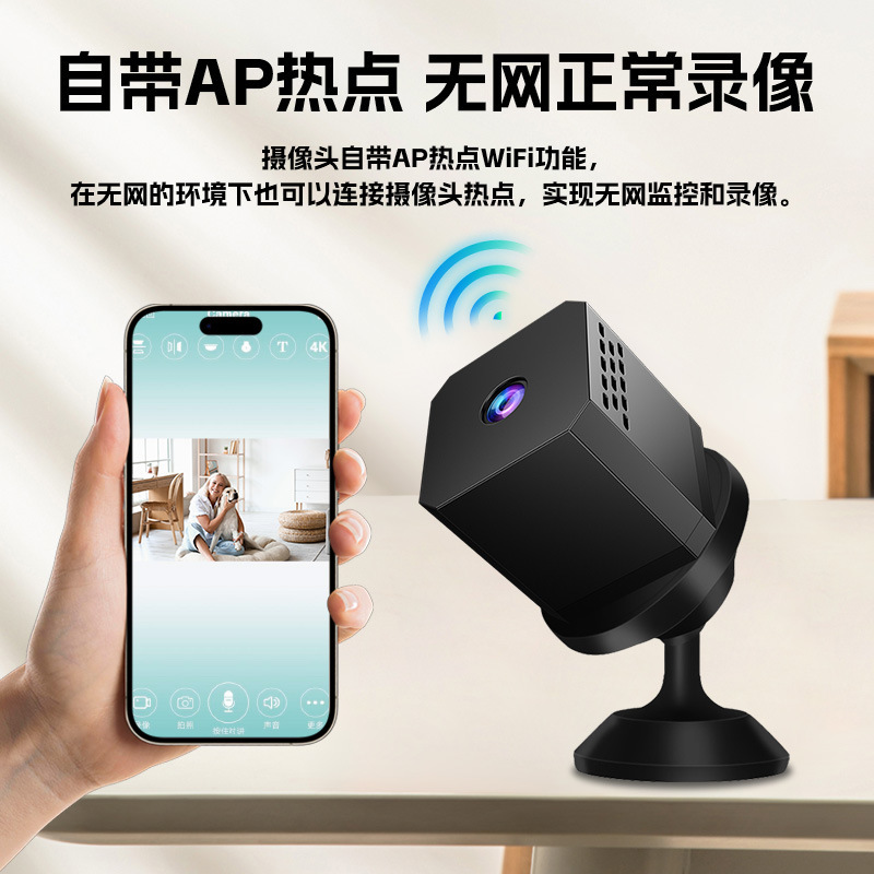 New Private Model Camera F1 Square Small Camera Hd Night Vision Wifi Camera A9 Upgraded Outdoor Sports Camera