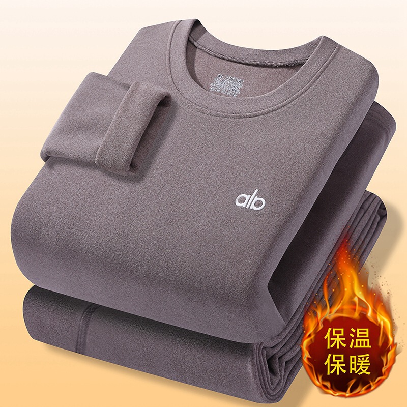 2025 New Derong Thermal Underwear Set Men's Round Neck Slim Bottoming 2025 New Derong Thermal Underwear Set Men's Round Neck Slim Bottoming