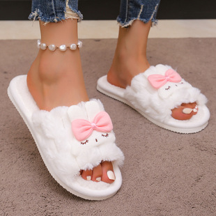 TEMU���Q�＾�¿� Women's Slippers �������Y�OӋ�ı�ůŮʽ��Ь