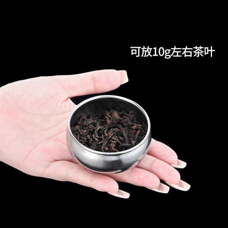 純チタンミニ茶缶ポータブル旅行密封茶保存缶絶妙なポータブル密封缶小さな茶箱|undefined