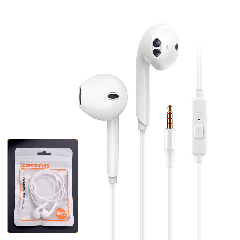 3m2 alargar auriculares con cable para teléfonos móviles 3.5mm general inteligente llamada en vivo sintonización auriculares tipo auriculares al por mayor