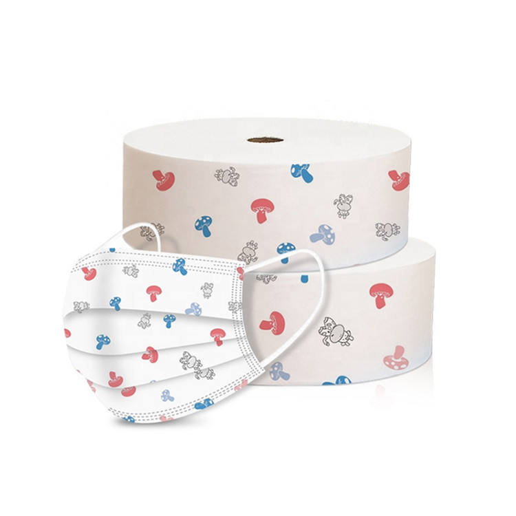 印花聚丙烯无纺布包装家纺儿童口罩面料批发卡通数码印花无纺布料
