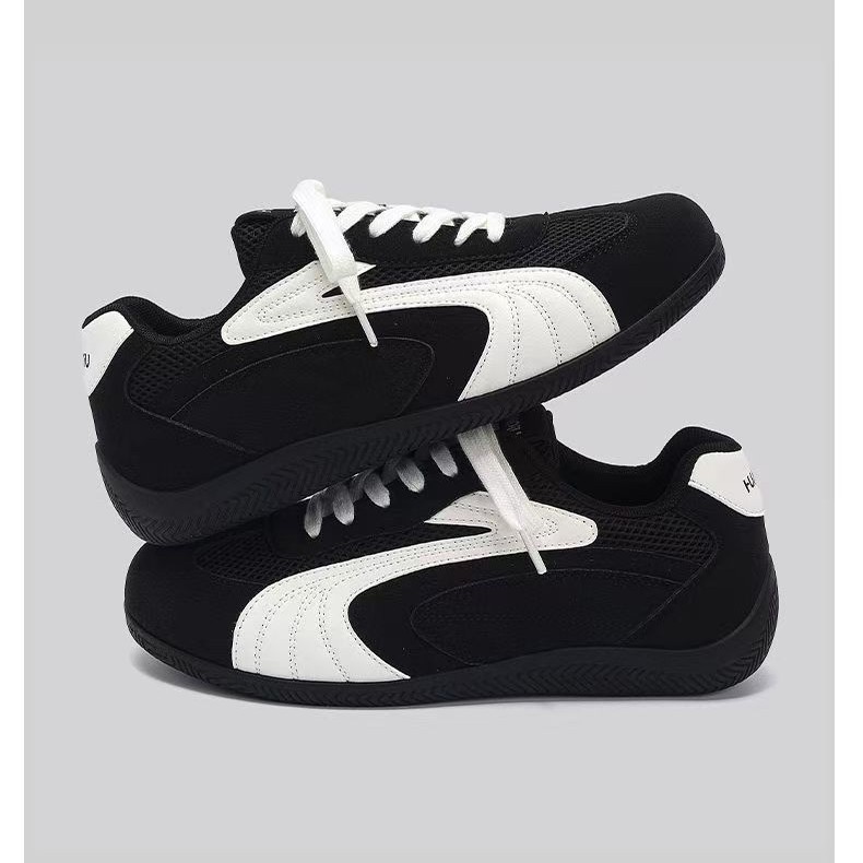 Breathable, Increased Comfort, Fashionable Moral Training Shoes, Mesh Retro Casual Men's Shoes, New Global Flat-Heeled Thin-Soled Forrest Gump Shoes