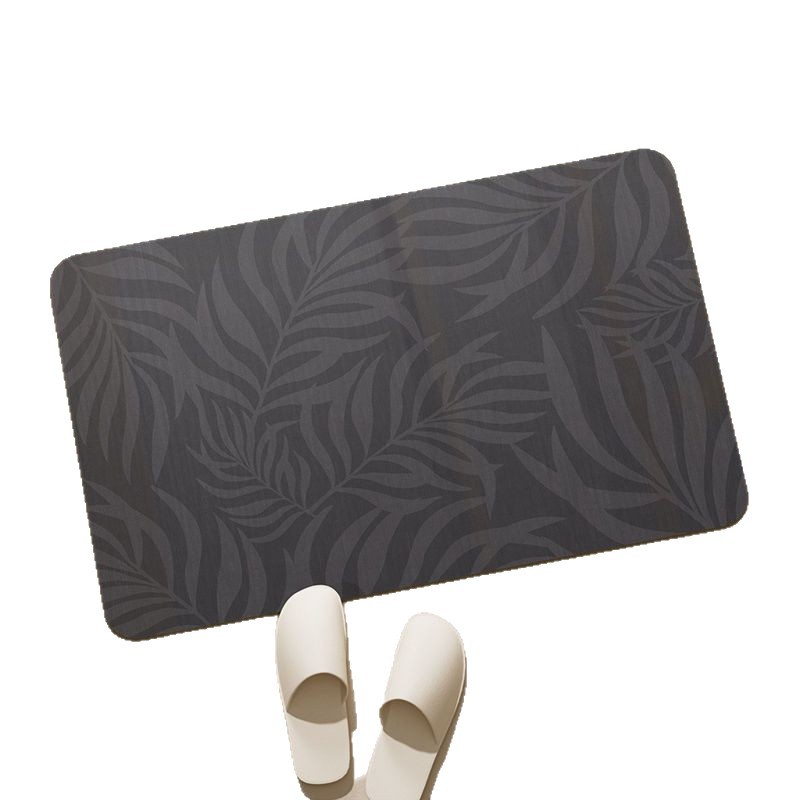 Alfombras de barro de diatomeas color sólido puerta de baño de absorción de agua alfombras de baño de alfombras de secado rápido antiderrapante sala de ducha