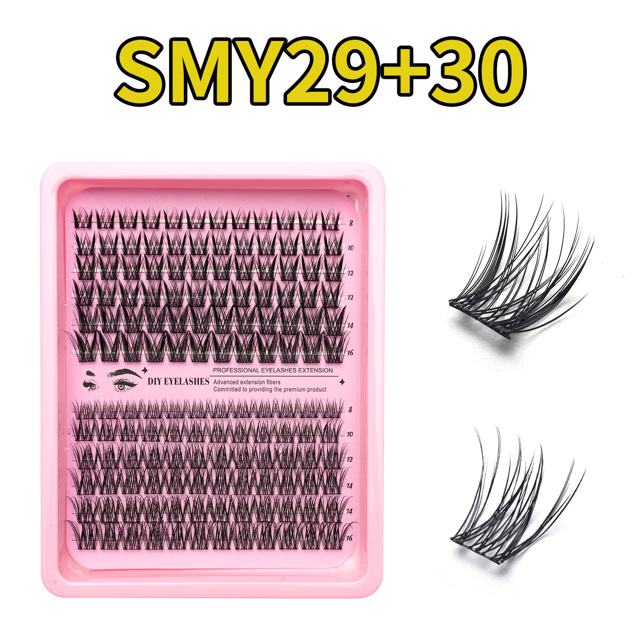 DIY transfronterizo pestañas falsas Europa y América Amazon estación independiente venta caliente segmento de flores de cabello comercio exterior fábrica al por mayor