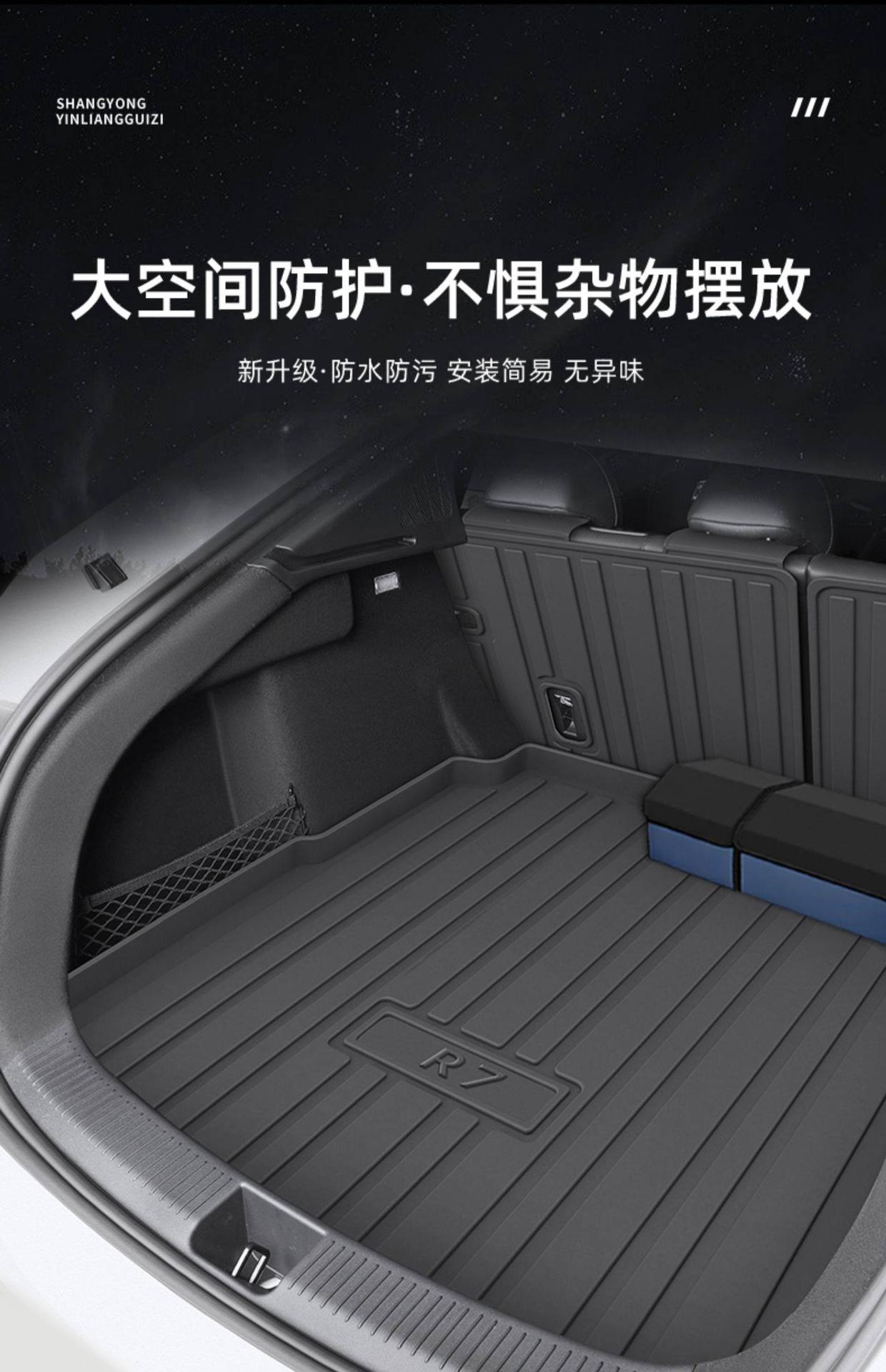 2026 Model Feifan R7 Dedicated Tpe Trunk Mat Car Interior Modification Accessories 26 Rear Drive Screen Protector