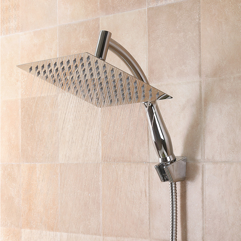 201 stainless steel shower head, overhead spray, pressurized bathroom shower head, shower set, household shower head undefined