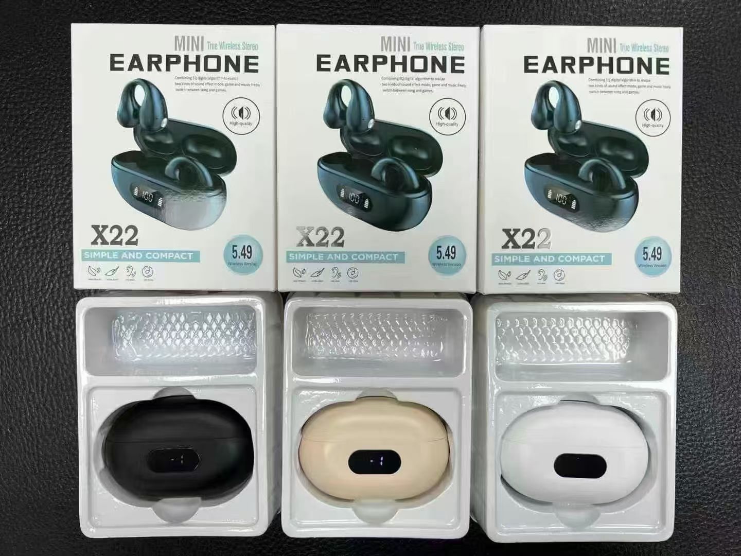 x22 auriculares bluetooth color de piel