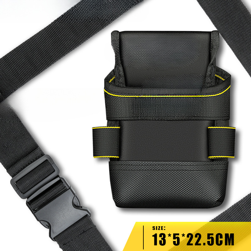 Changshengke kit de herramientas lona multifunción electricista riñonera mantenimiento engrosado hardware bolsa de herramientas bolsa de electricista de madera pequeña