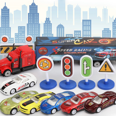儿童迷你合金车 城市系列仿真惯性汽车玩具模型过家家幼儿园礼物