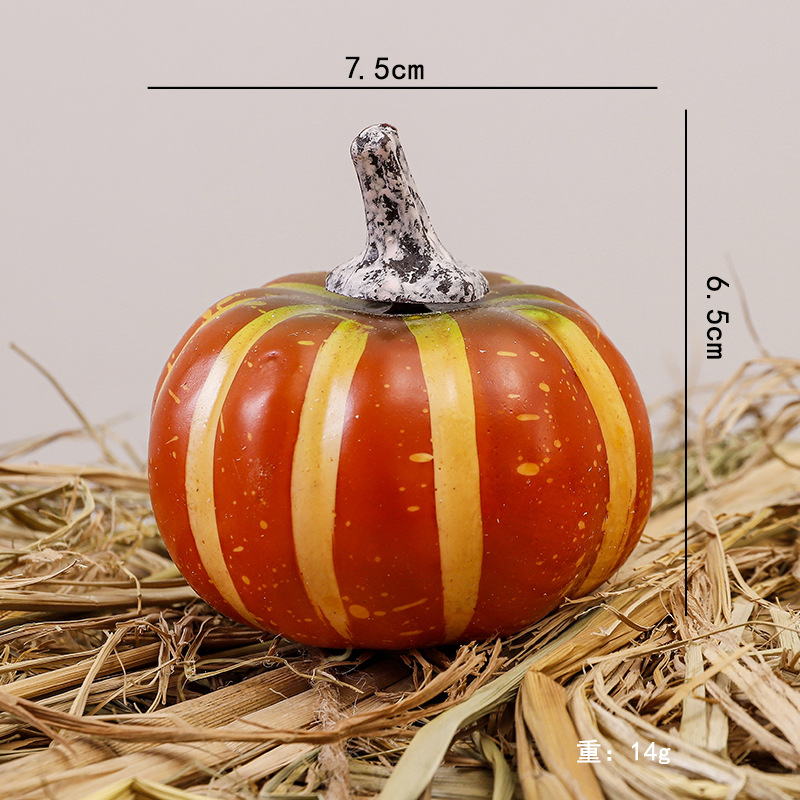 Simulación transfronteriza espuma calabaza modelo Halloween Acción de Gracias decoración de Navidad props disparo decoración de calabaza falsa image 29