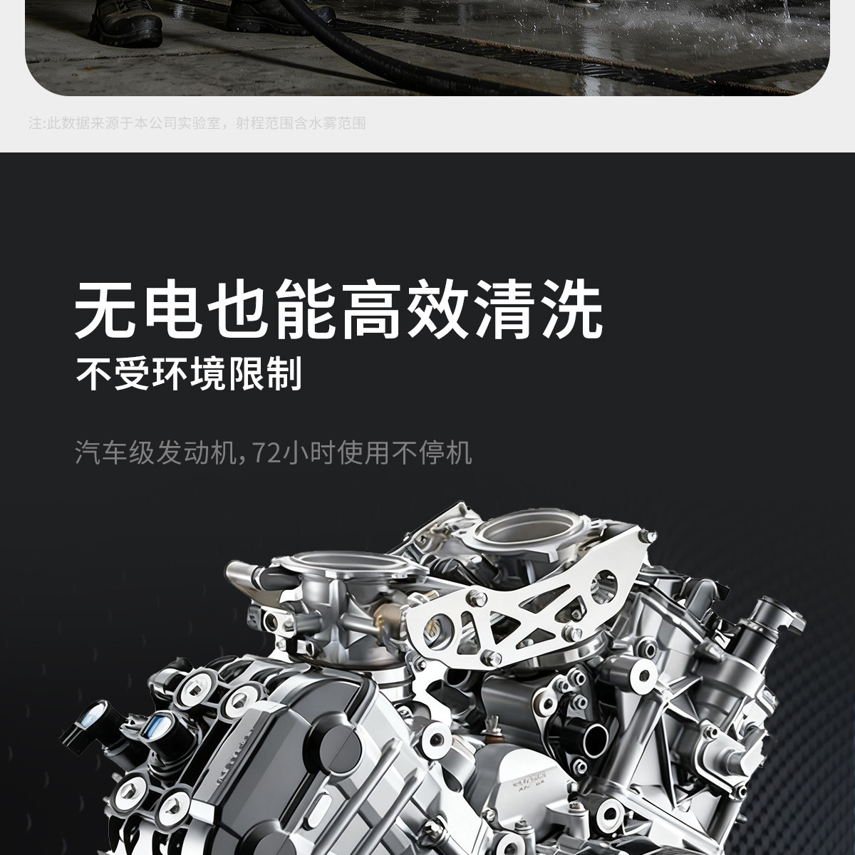 Black Cat Diesel Gasoline High-Pressure Car Washer High-Power Cleaning Machine Commercial Industrial Grade Water Gun Directly from Manufacturer