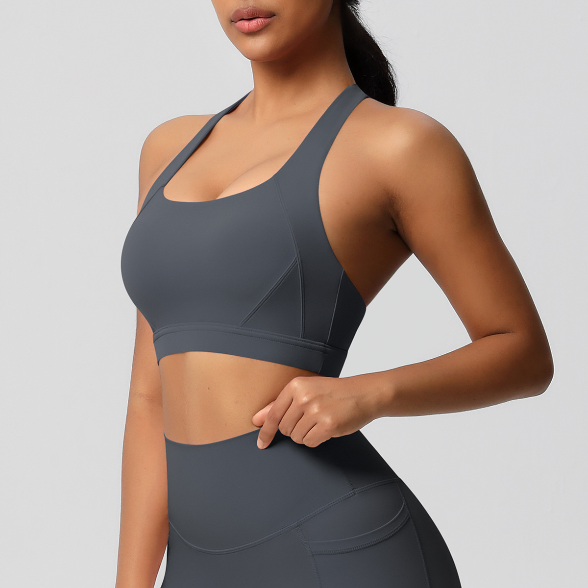 168g Weight Sleeveless Sleeve Length Nylon, Spandex Fabric Type Short Top Length Sports Vest Tops Type Fitness, Yoga, Running Occasion U Neck Neckline Solid Color Pattern Sport Style Style S, XL Size Sport Style Solid Color Nylon Spandex U Neck Active Tops Sports Vest 48