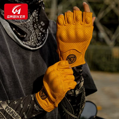 Retro Biker Riding Half — Motorcycle Safety Supplies
