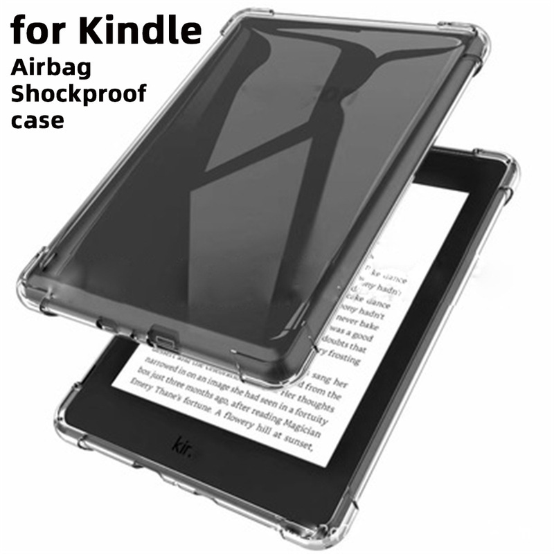 Suitable for Amazon Kindle24 Protective Case, Reader Transparent Shell Kpw123456 Airbag Full-Cover Soft Shell 7inch