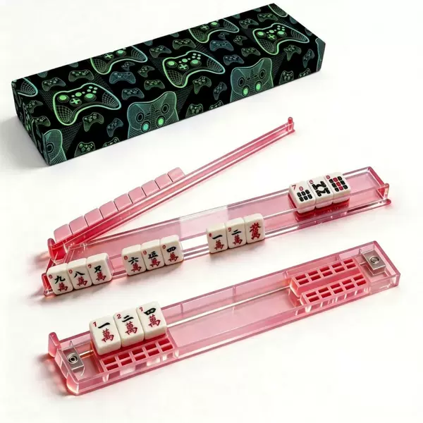 Anti-Slip Ruler Cyber Style Color Box Ruler Series Amazon Cross-Border Mahjong Accessories Anti-Slip Card Holder