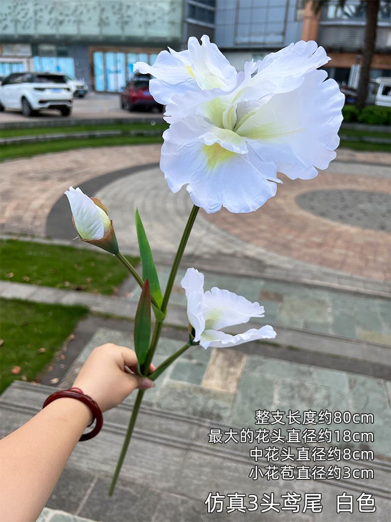 Boda blanca FÁBRICA DE FLORES ARTIFICIALES Línea Blanca Flor flor flotante boda camino plomo Fondo decoración flor falsa al por mayor