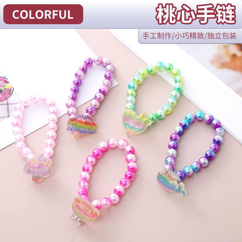 Children's fashionable accessory heart-shaped for early age