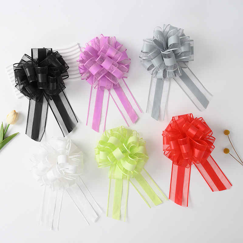 Transfronterizo Amazon venta caliente 64mm suele color natural borde de nieve bola de flores de decoración de eventos de Navidad de boda de automóviles festivos