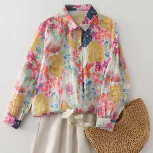 独特漂亮苎麻短袖