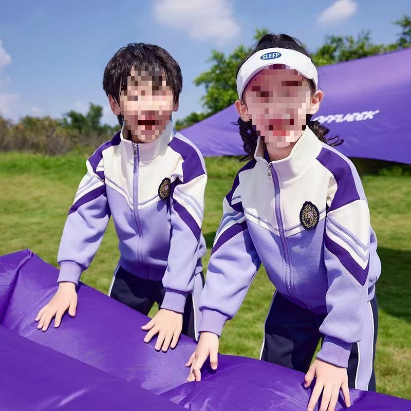 小学生校服套装幼儿园园服夏季装儿童运动服夏季学院风班服三件套