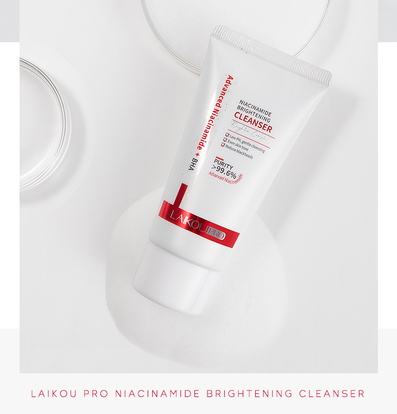 LAIKOU PRO Niacinamide Facial Cleanser 50g Cleansing, Hydrating and moisturizing Cross-border manufacturer wholesale undefined