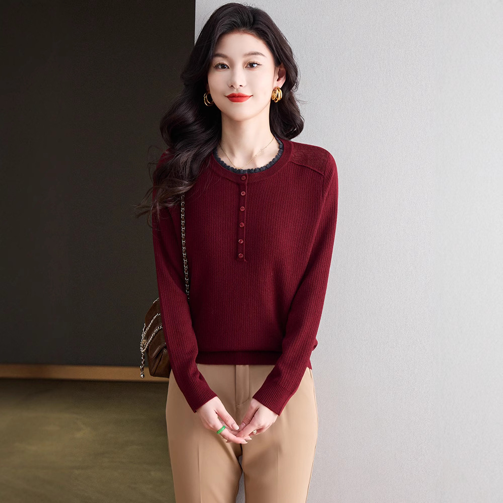 秋冬针织新款针织衫毛衣，女装针织衫/毛衣，妃慕昵服饰