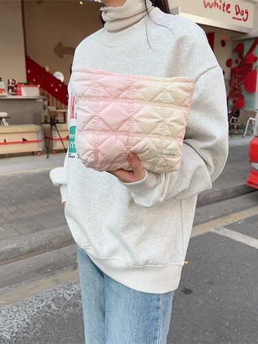311181 Autumn/Winter  Gradient Cloud Bubble Pleat Single Shoulder Bag Shopping Handbag Crossbody Backless Bag