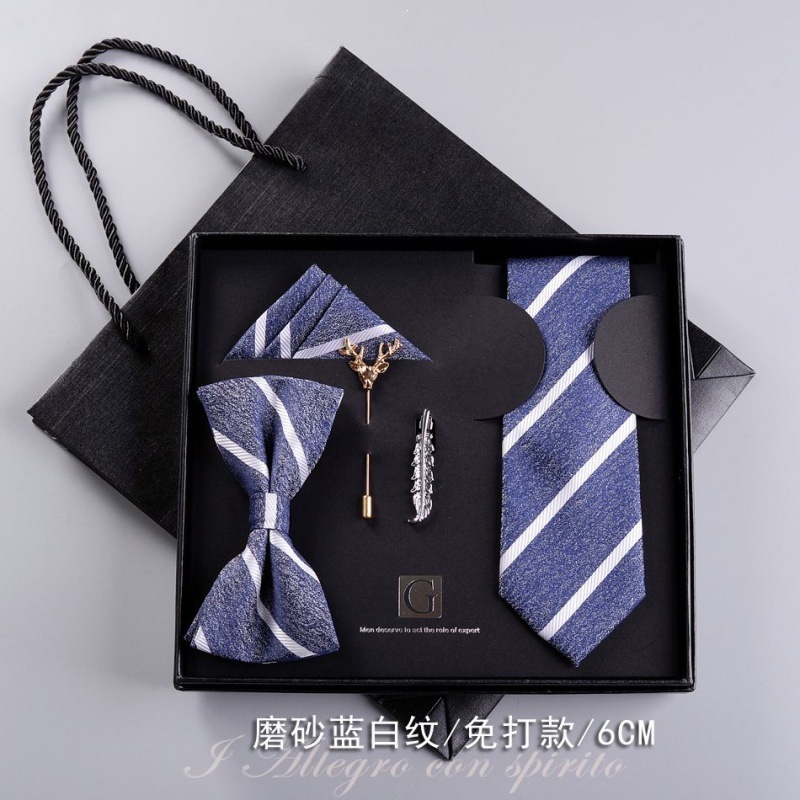Caja de regalos de boda de novio formal europeo y americano corbata casual coreana para niños regalos de San Valentín sin golpear image 41