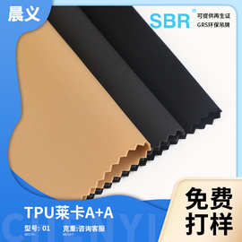 锦氨A+A贴合锦纶莱卡TPU潜水料 TPU贴合潜水料 运动服潜水面料