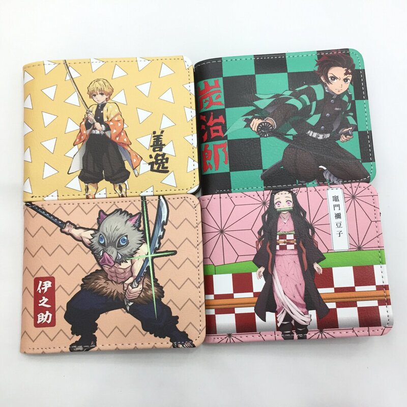 Japanese Animation Peripheral Short Wallet Wallet Second Dimension Wallet for Young Male Students