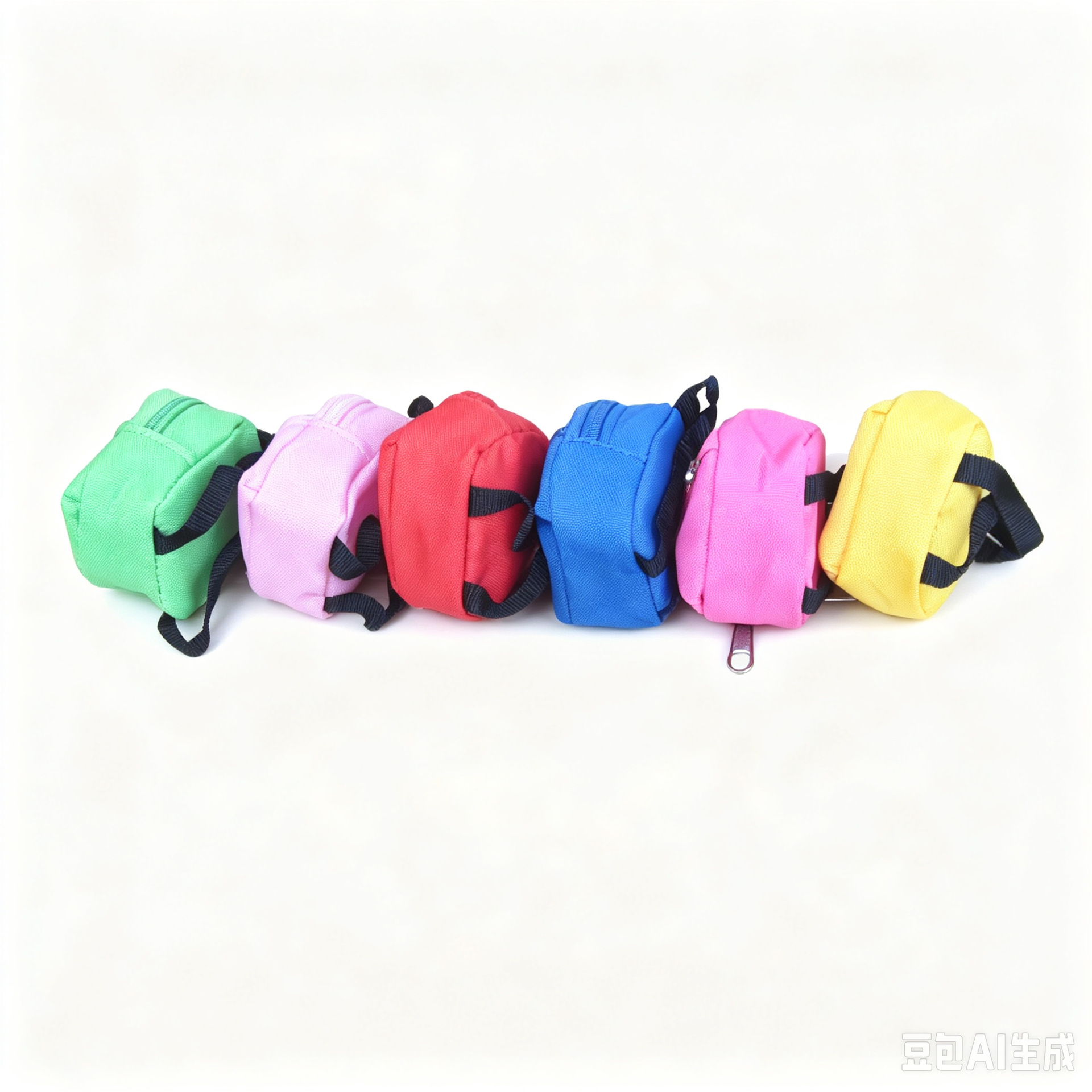 Mini Çift Omuz Bozuk Para Sırt Çantası Bez Bebek Kıyafet Değiştirme Sırt Çantası Polyester Oxford Kumaş Bozuk Para Kitap Çantası Asılı Aksesuar Cüzdan
