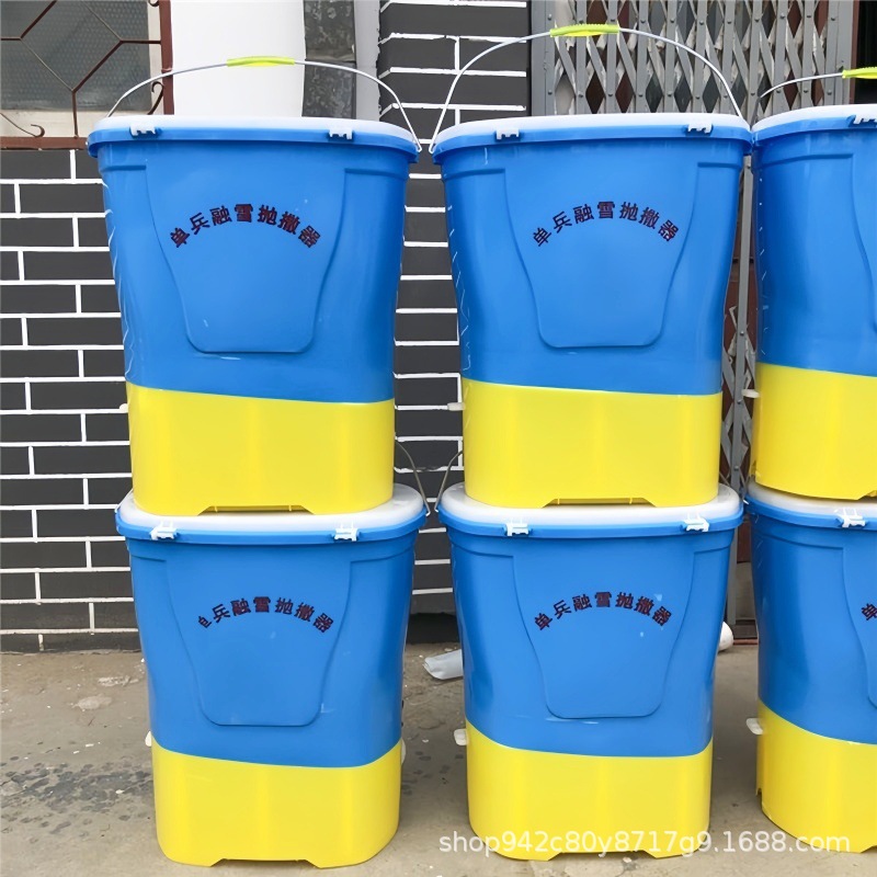 加大防水25L融雪剂抛洒机 多功能单兵融雪抛撒器 饲料撒肥播种器