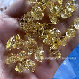 diy手工串珠特A亚克力乱石头圆珠 饰品花不规则串珠厂家直供批发