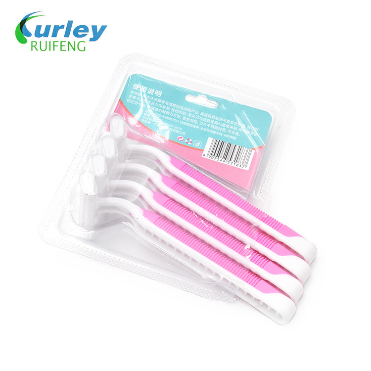 Women's manual razor hair remover, underarm shaver, four-piece disposable set for women's underarms Women's manual razor hair remover, underarm shaver, four-piece disposable set for women's underarms